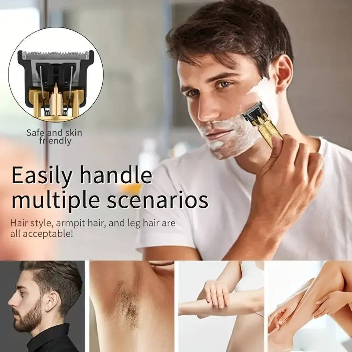 1pc Professional Electric Engraving Hair Clipper, Men's Women's Hair Trimmer  (Wholesale prices avaiable)