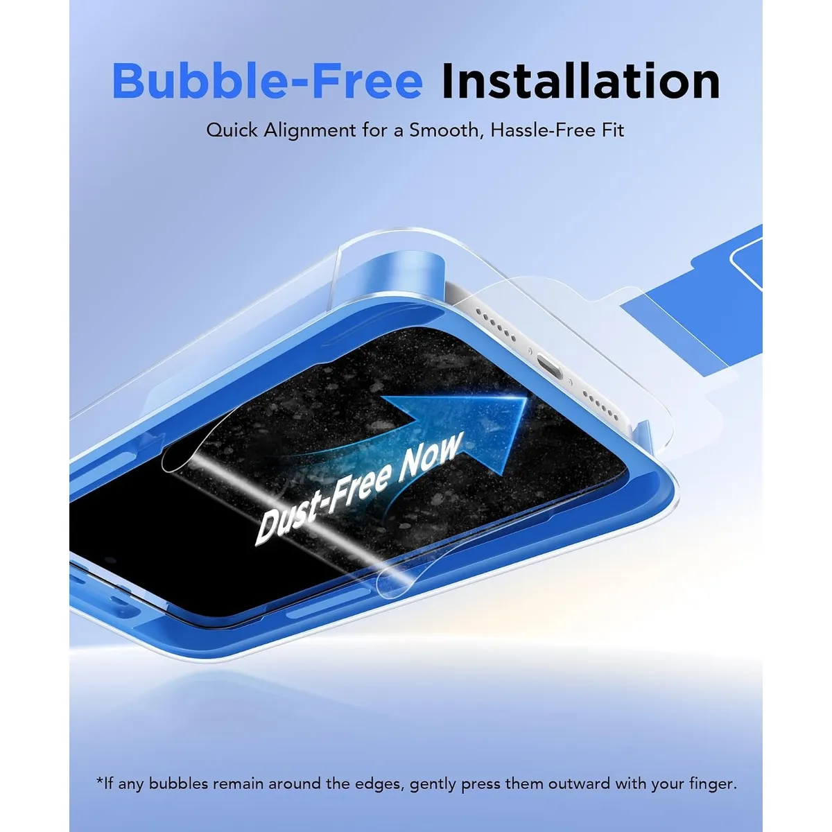 3-Pack Tempered Glass Screen Protector for iPhone 17 Pro, Easy Install Kit with Auto-Alignment Tool, 9H Hardness, Bubble-Free, HD Clear, Full Coverage, Case Friendly