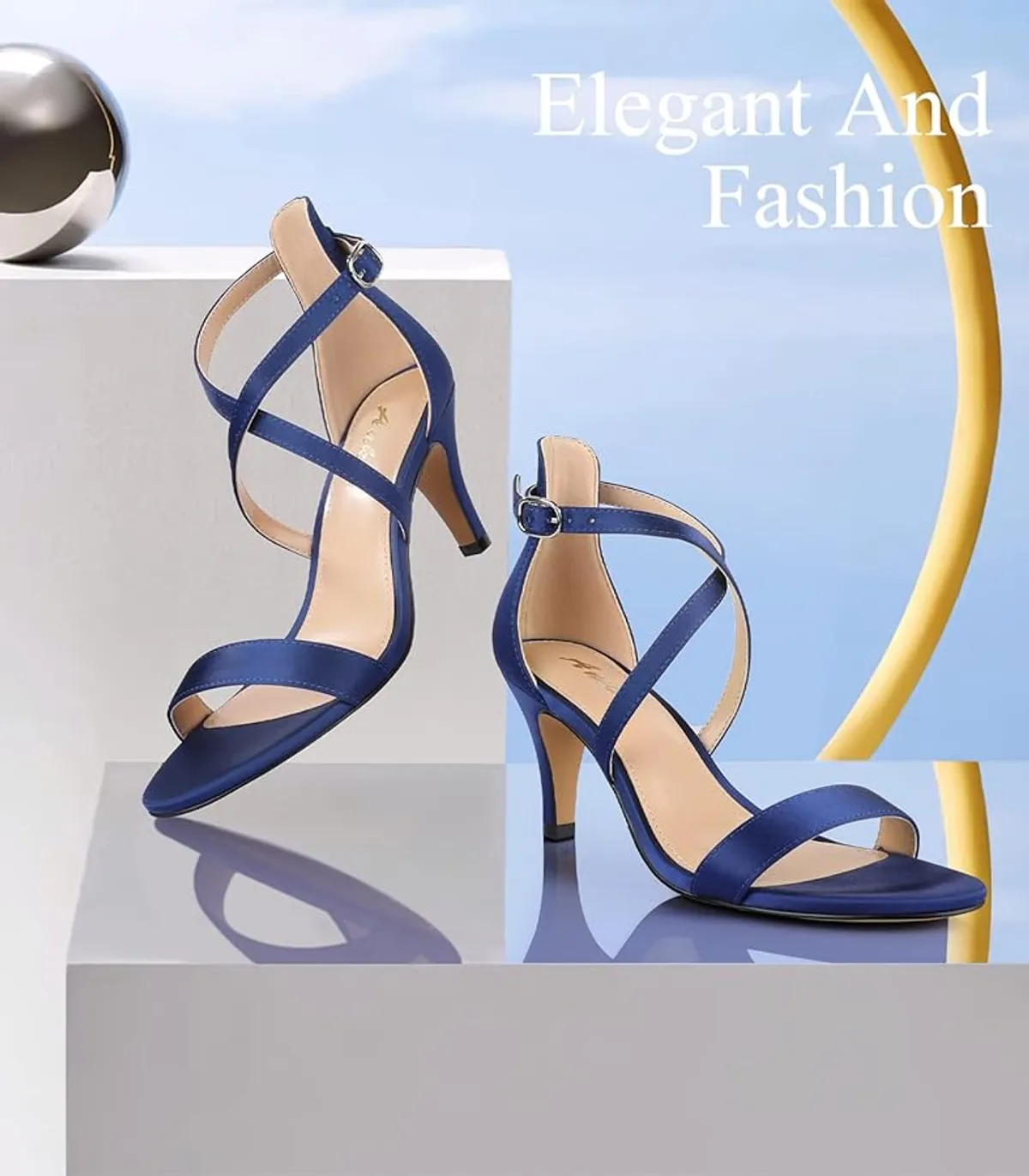 Women's Wedding Shoes for Bride Black Kitten High Heels Pumps for Women Closed Toe Heels.  (SIZE 10) Dress Shoes for Dress Party, NAVY,  HEEL, MEDIUM FIT