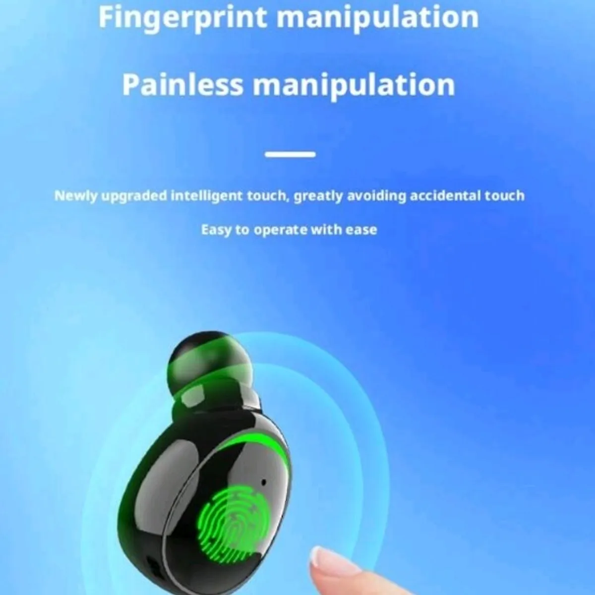 Black & Green Wireless Earbuds