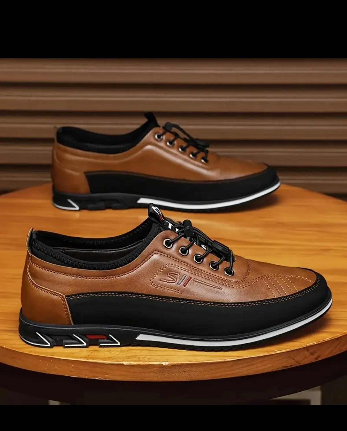 Men's Business Style Slip-On Loafers, Comfortable Non-Slip Casual PVC Sole Durable Men's Outdoor Walking Shoes