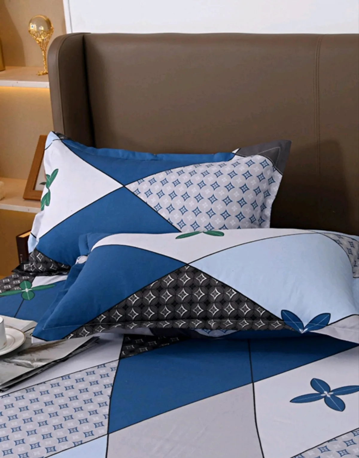 3PCS Floral Print Bedding Set (Excluding Filler, Including Pillowcase) Household Bedding Coverlet, 100% Polyester Fabric, Modern Minimalist Home Bedding - Size 230 * 250cm