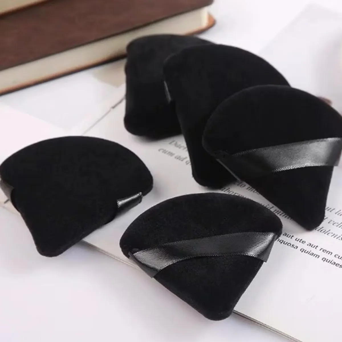 5pcs  Black Makeup Sponge Puff