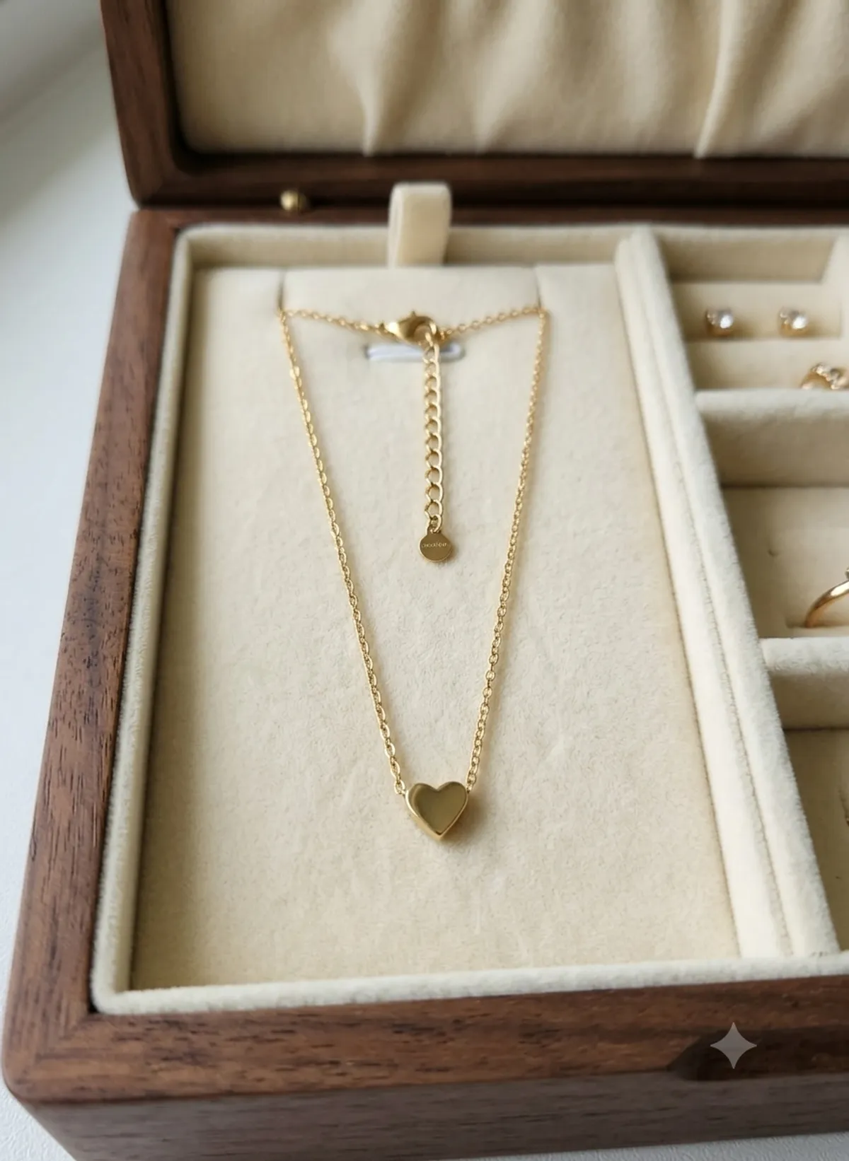 1PC Heart Pendant Necklace, High-Quality Jewelry,  Premium Decorative Necklace