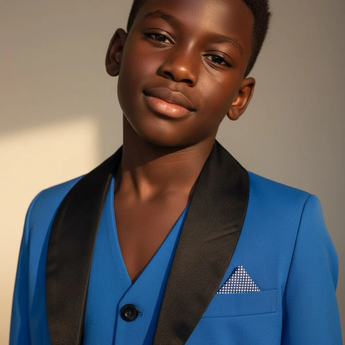 Boys' 3-Piece Royal Blue Suit-Size 9Y