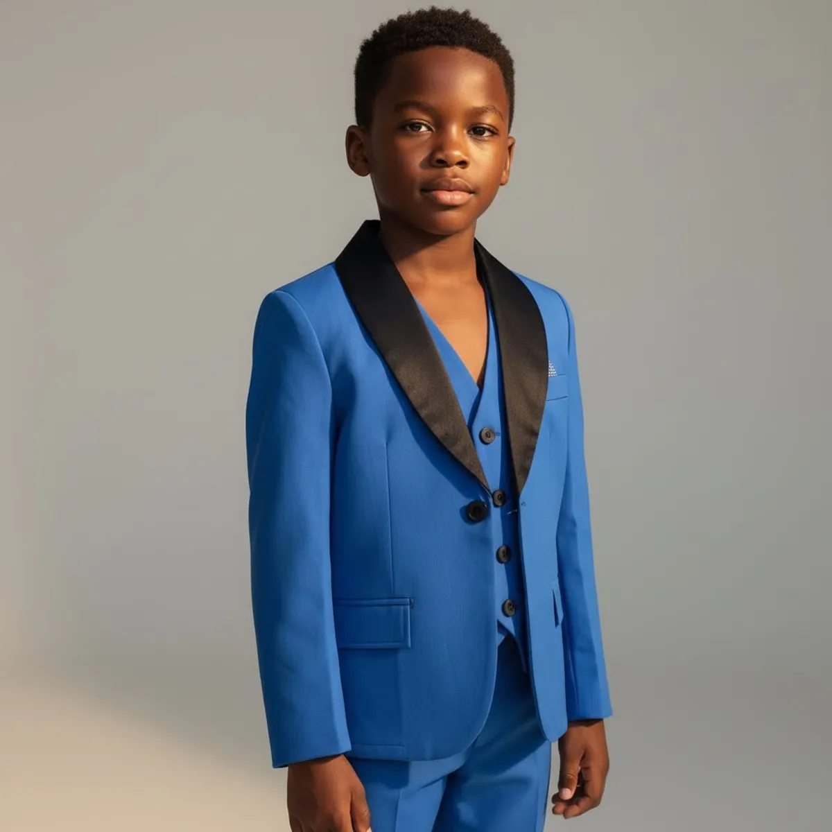Boys' 3-Piece Royal Blue Suit-Size 9Y