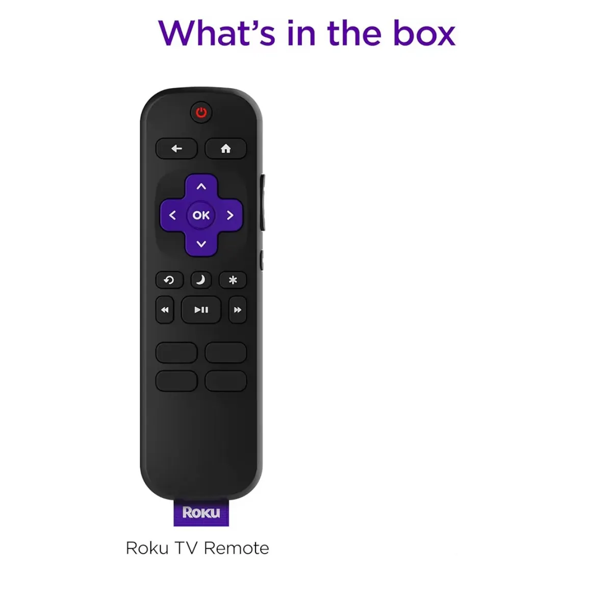Roku TV Remote Control