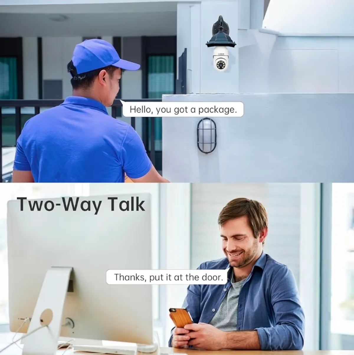 Light Bulb Security Camera -5G& 2.4GHz WiFi 2K Security Cameras Wireless