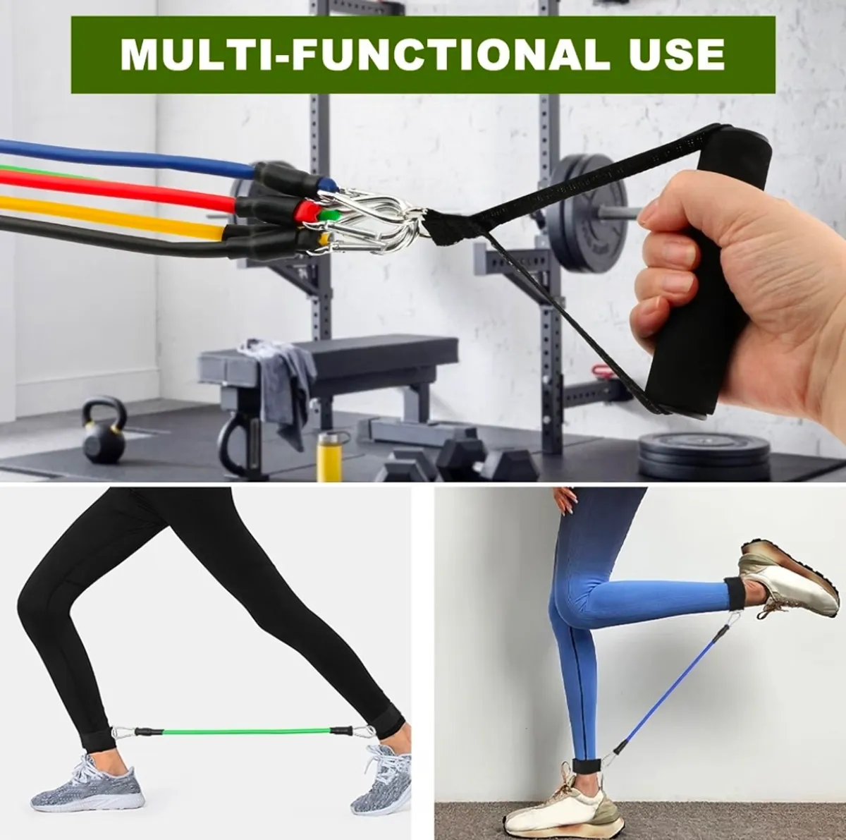 (11pcs), Exercise Bands for Home and Gym Workouts