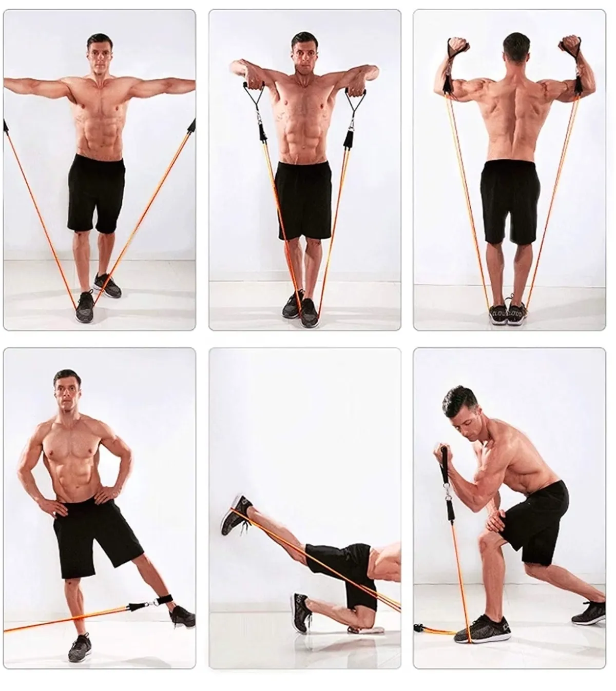 (11pcs), Exercise Bands for Home and Gym Workouts