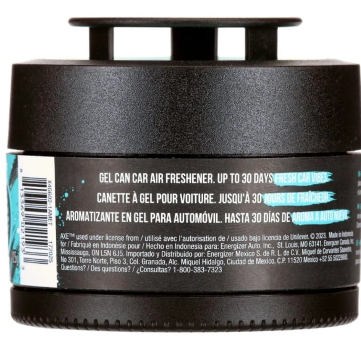 AXE Gel Can Car Air Freshener (Apollo Scent, 1 Pack)