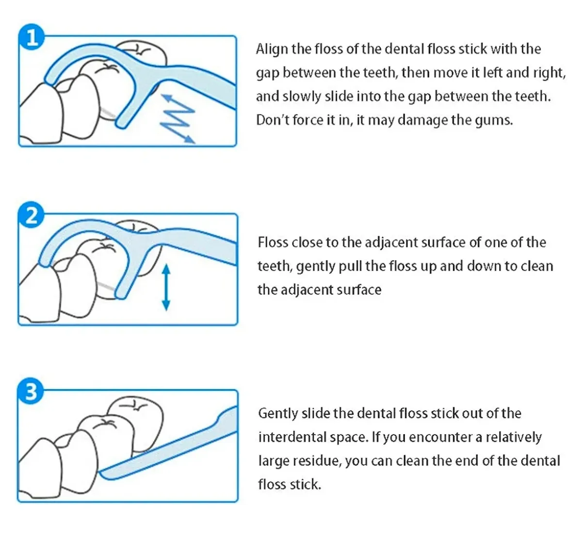 Macromolecule Care Floss Picks Dental