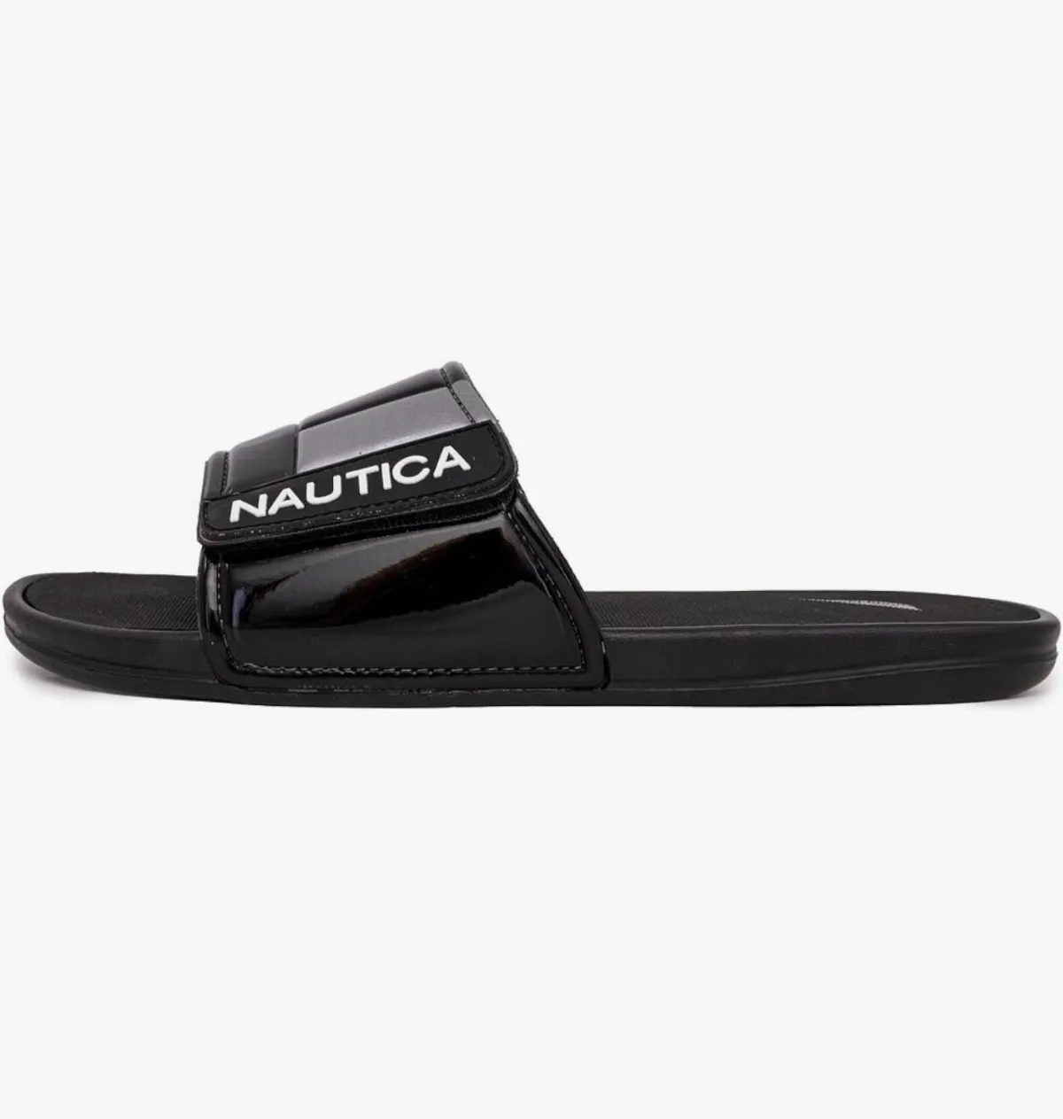 Nautica Men's Fashionable Slide Sandal, Adjustable Straps - Size 12
