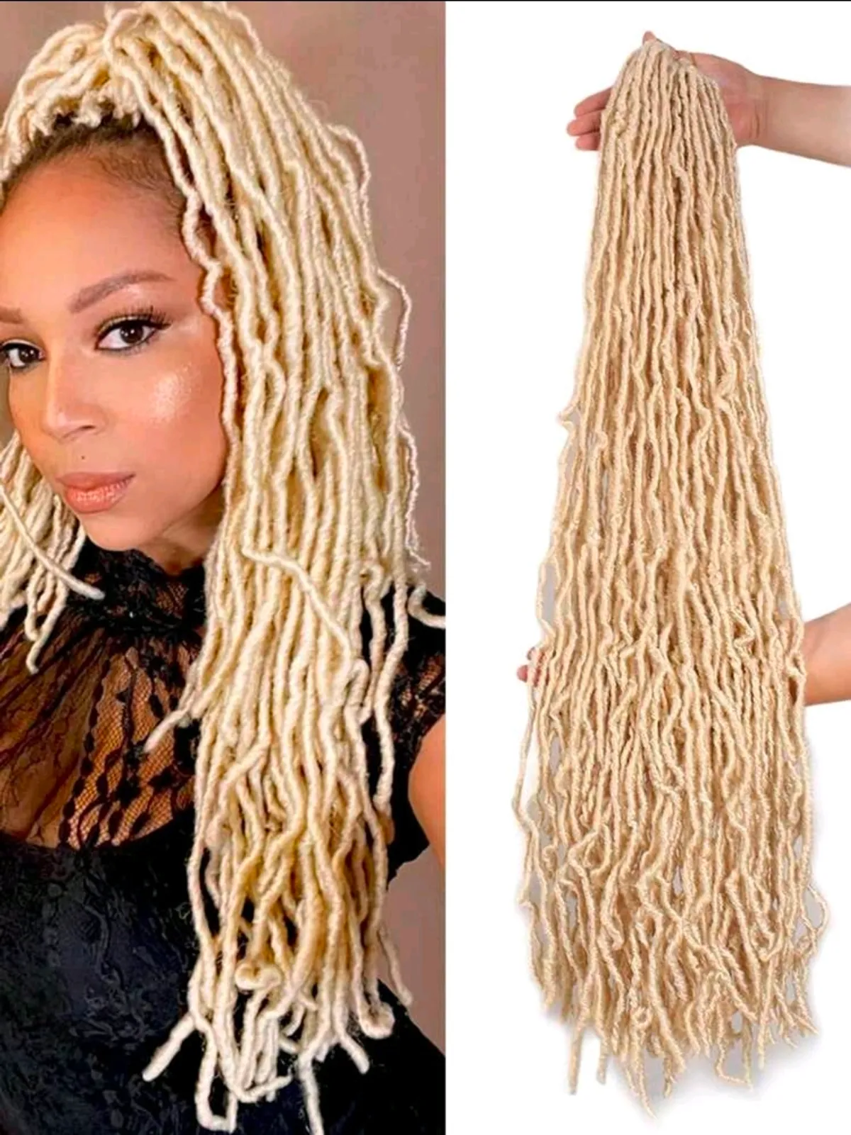 1 Pack Women's Soft Braided Crochet Locs (613#)