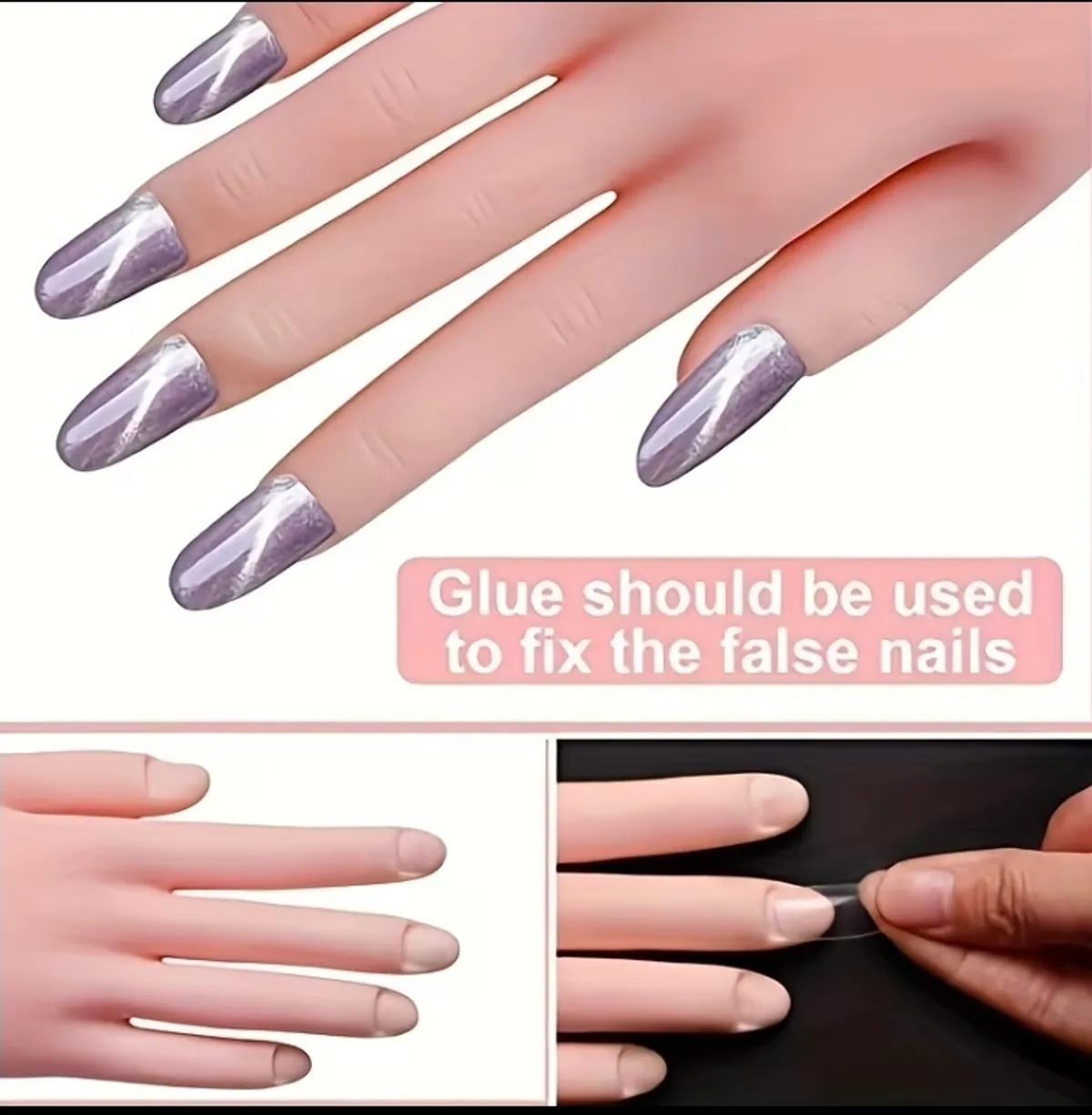 Positionable Right-Hand Nail Art Model Hand