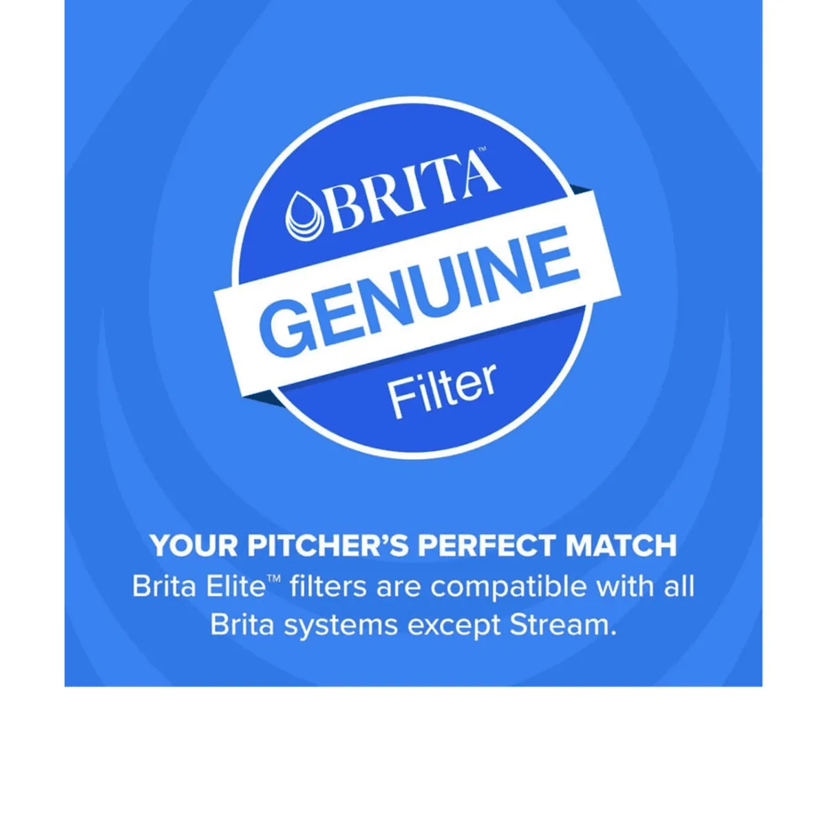 Standard Water Pitcher Replacement Water Filters, BPA Free (1-Pack)
