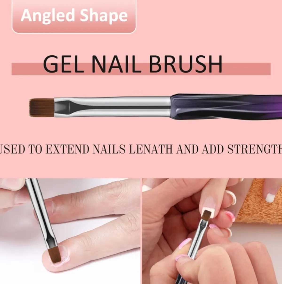 Nail Art Clean Up Brushes,3PCS