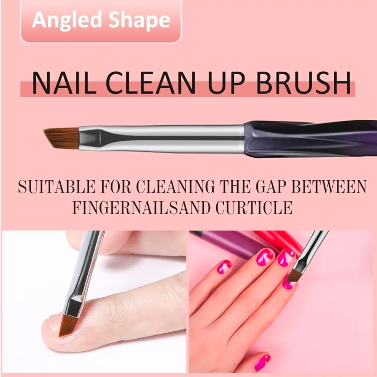 Nail Art Clean Up Brushes,3PCS