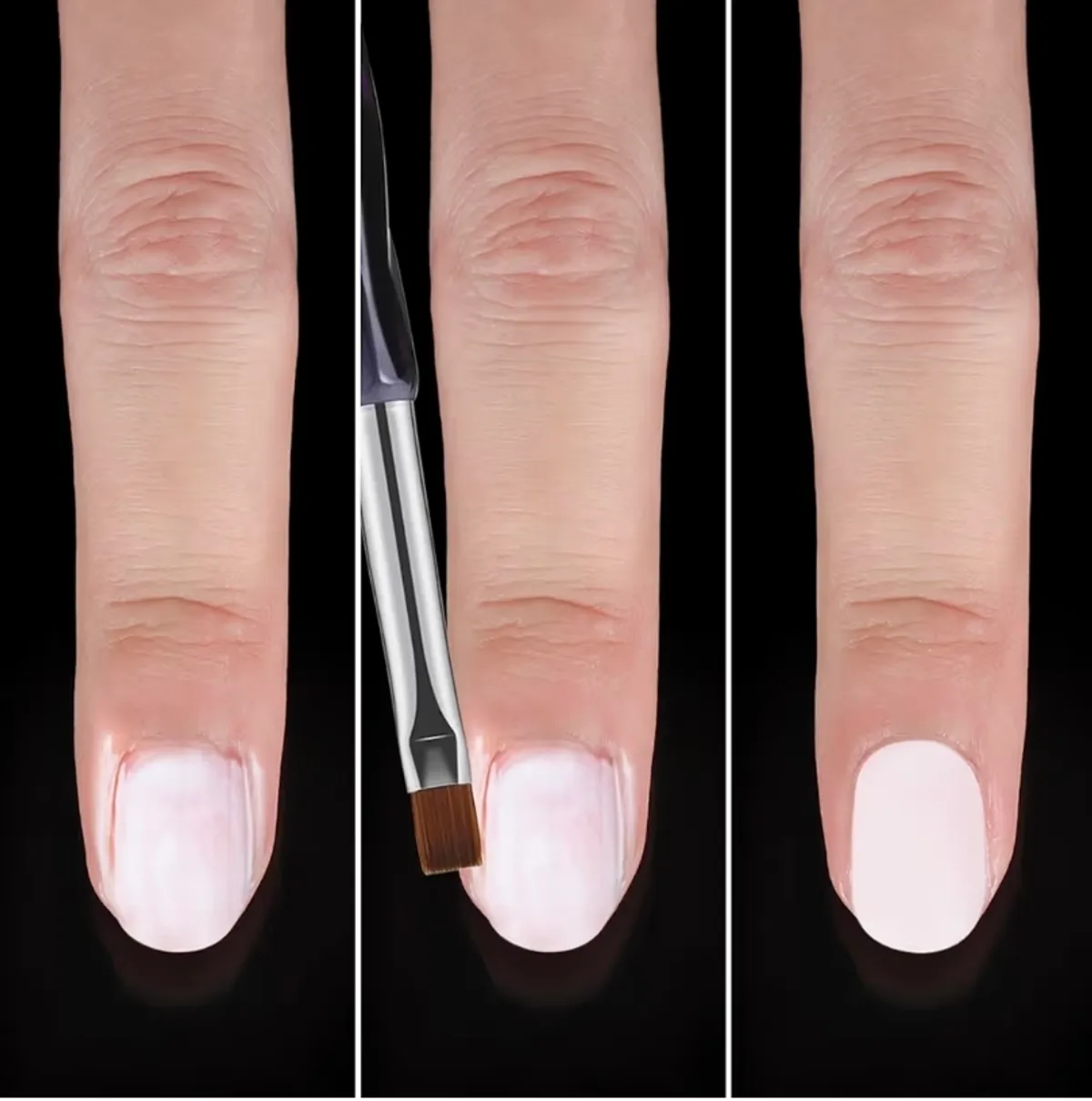 Nail Art Clean Up Brushes,3PCS