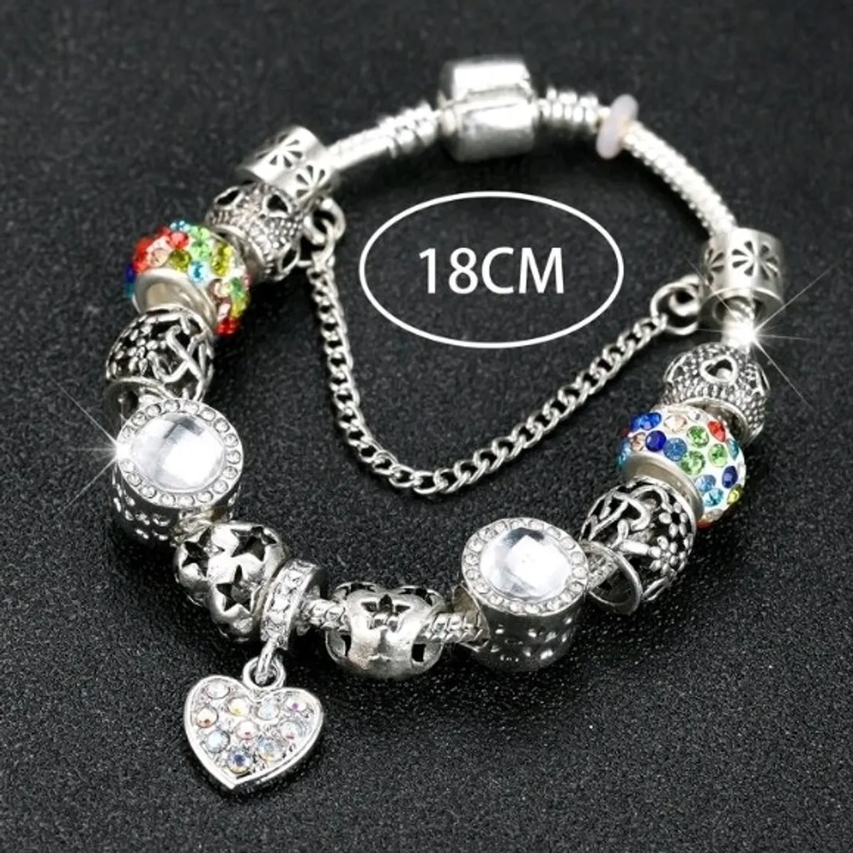1pc Bohemian Beaded, Crystal Star & Heart Design  Pendant