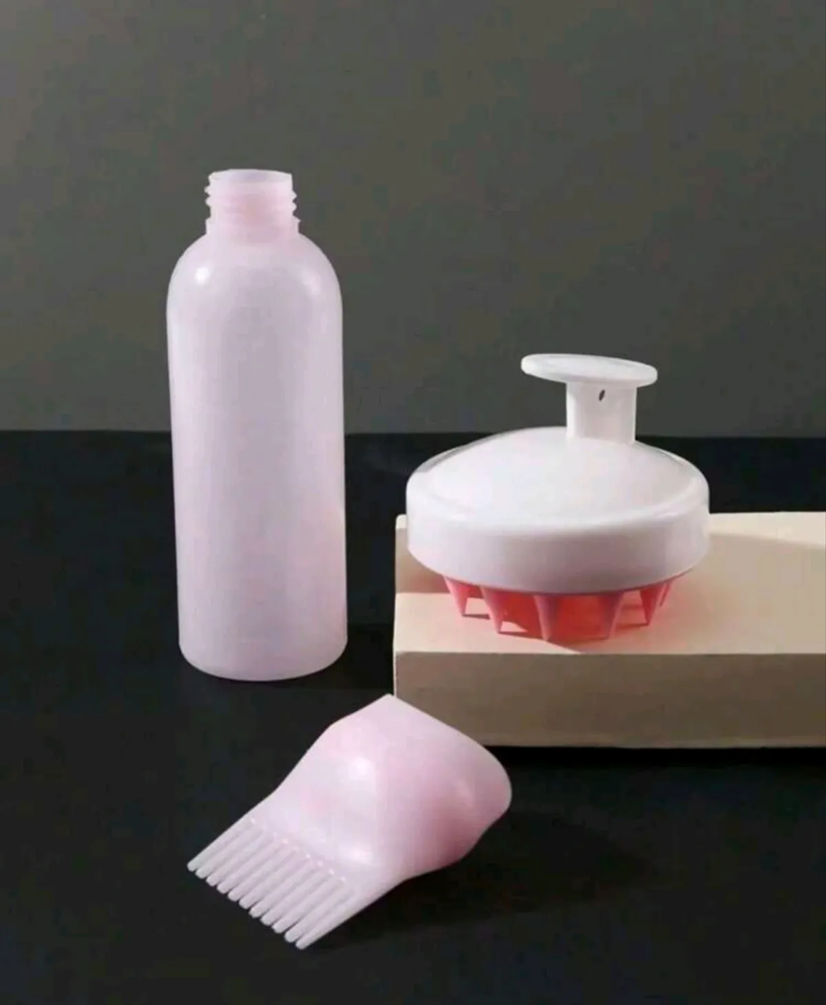 1PK / 2PC  Shampoo Comb Scalp Massager, 2-In-1 Dry/Wet Hair Scalp Massager Shampoo Brush