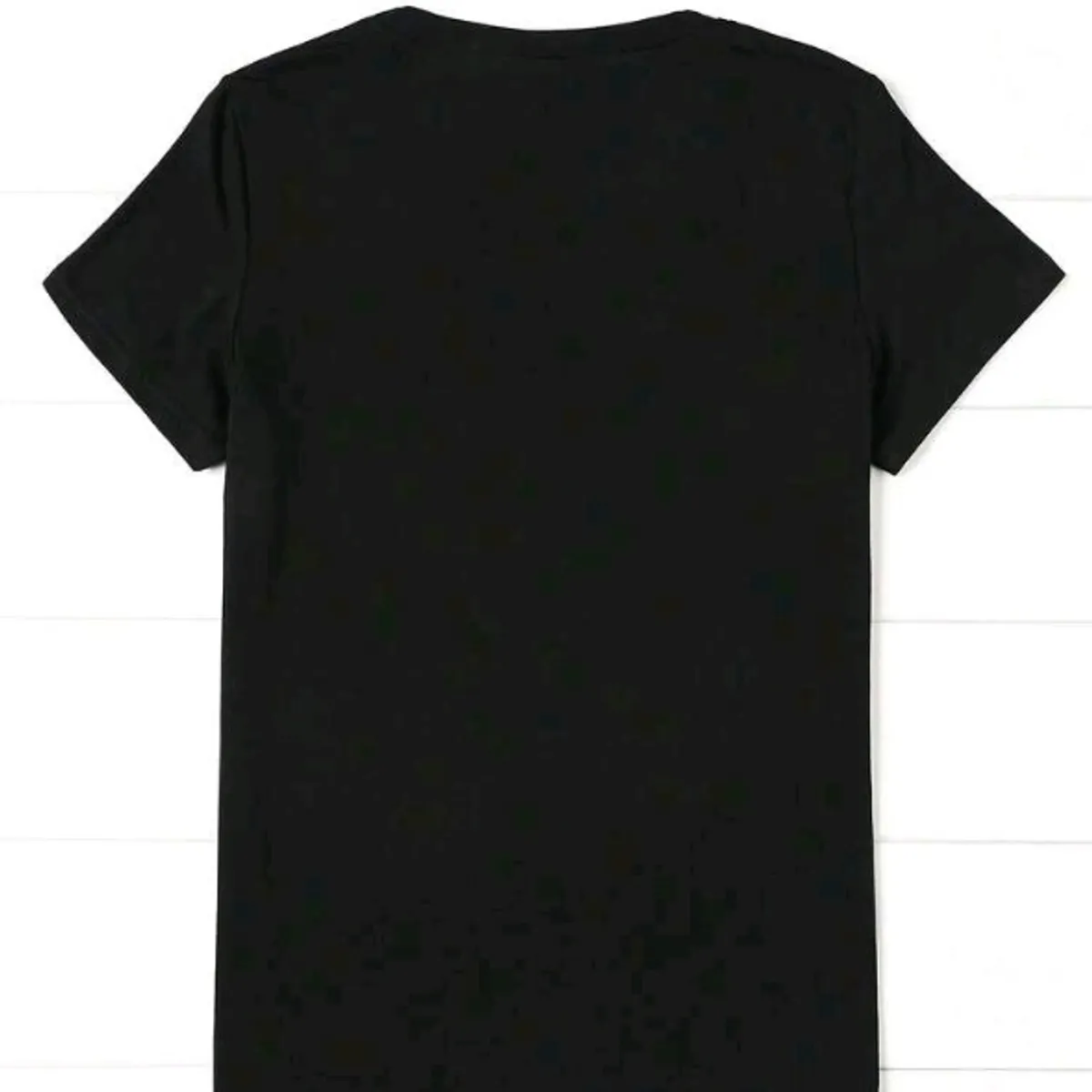 Women  Black WIFE LIFE Graphic Print Cotton T-Shirt-Size 1XL