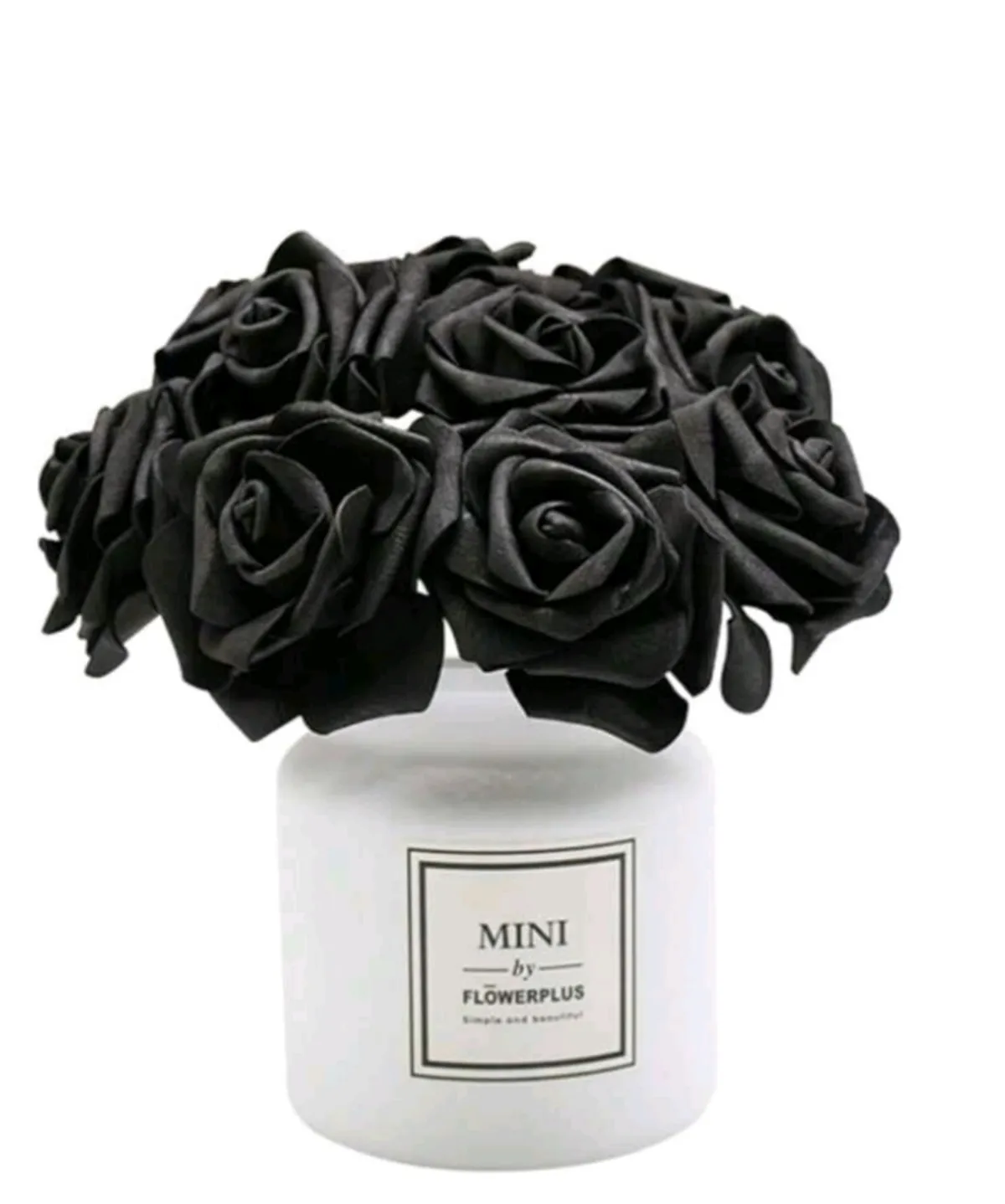 9PCS/Set Black  Artificial  Minimalist PS Foam Decorative Flowers