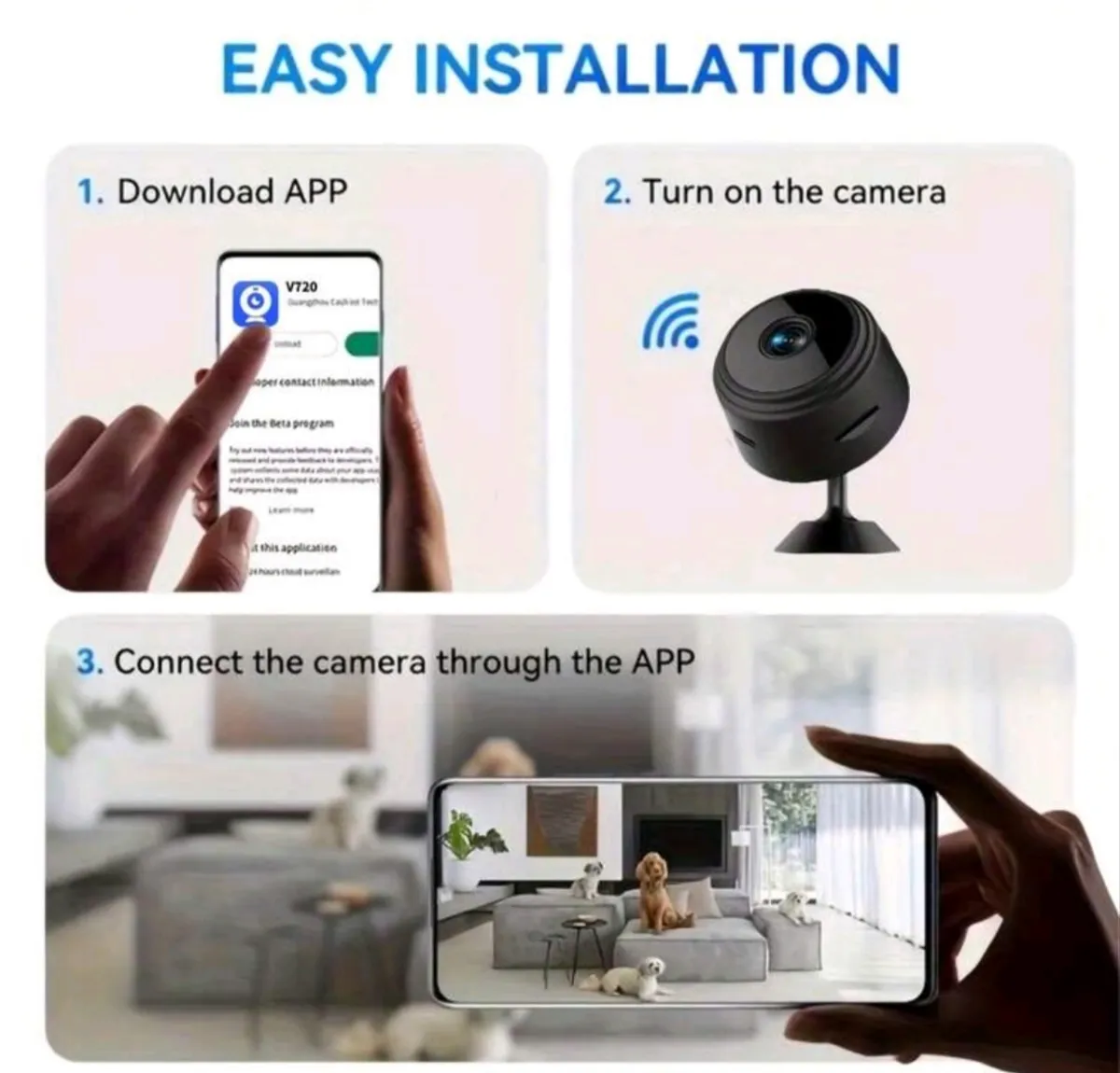 A9 Camera HD Home WiFi Monitoring  Camera