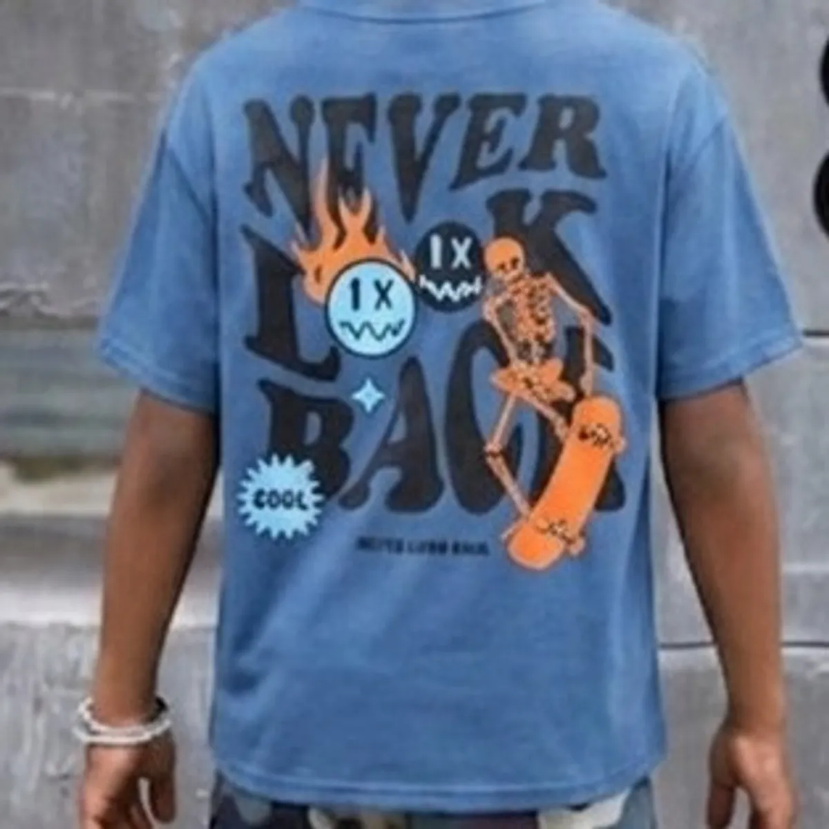 Boys' Blue Graphic T-Shirt-Size 2-3Y