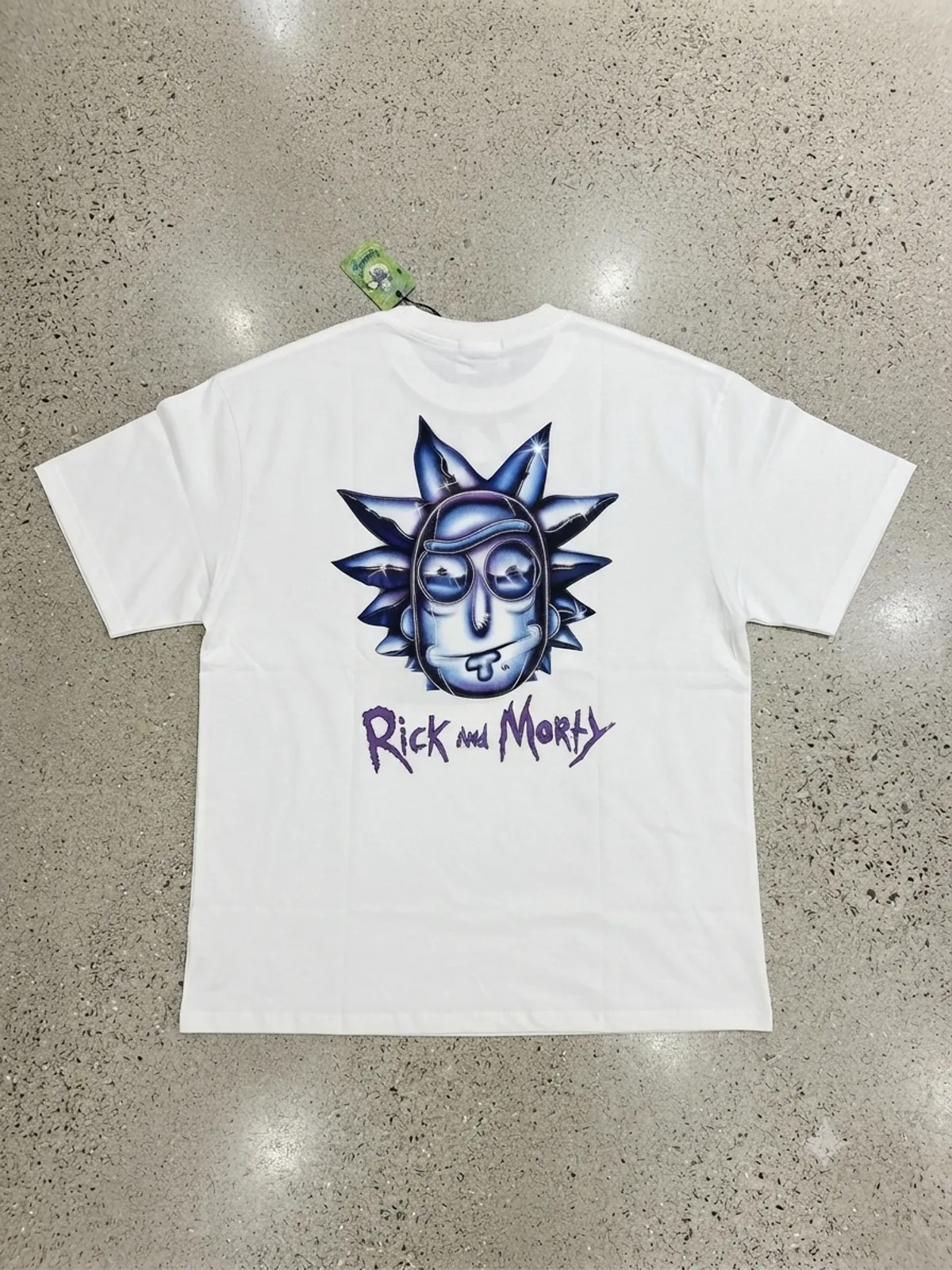 Rick and Morty White Male Shirt MEDIUM