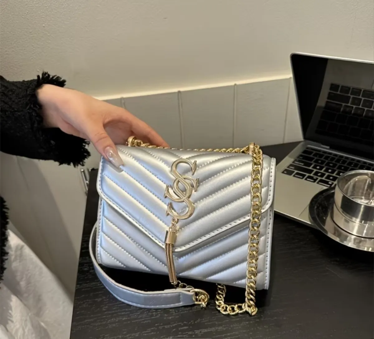 PU Minimalist Single Shoulder Crossbody  Square Bag