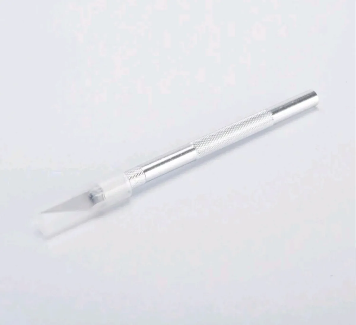 1PC Aluminum Alloy Carving Knife With 5pcs Replaceable Blades, Engraving/DIY /Handmade Tools For Paper, Rubber Stamp, Wood