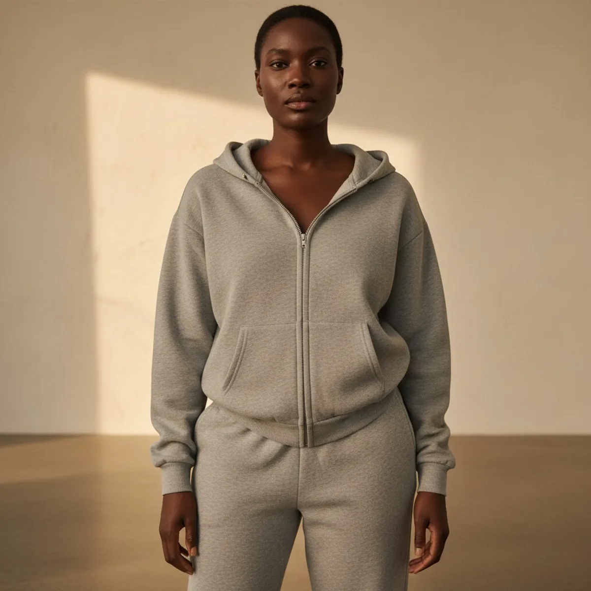 Women’S 2PC Hoodie Sweat Suit Set - Size L