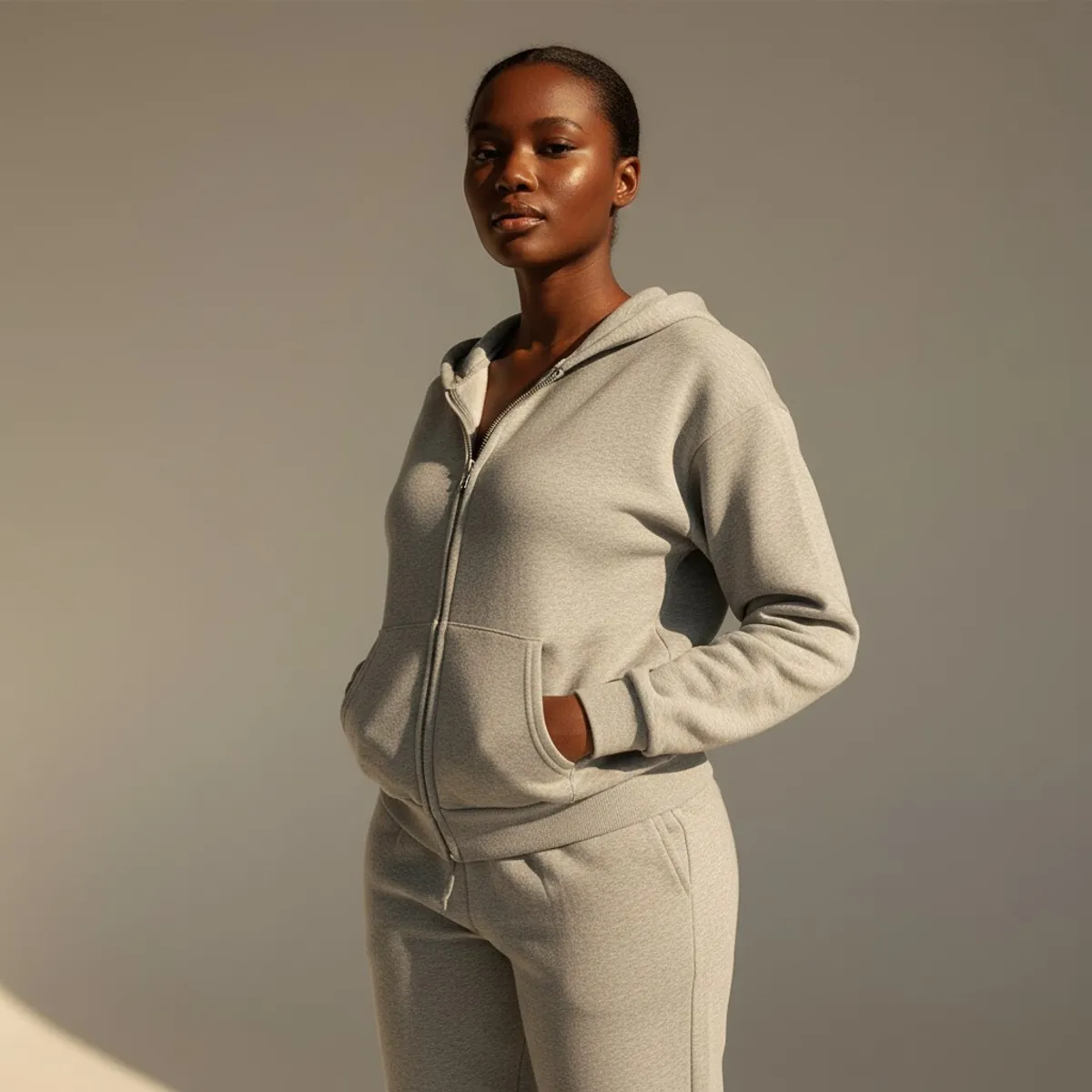 Women’S 2PC Hoodie Sweat Suit Set - Size L