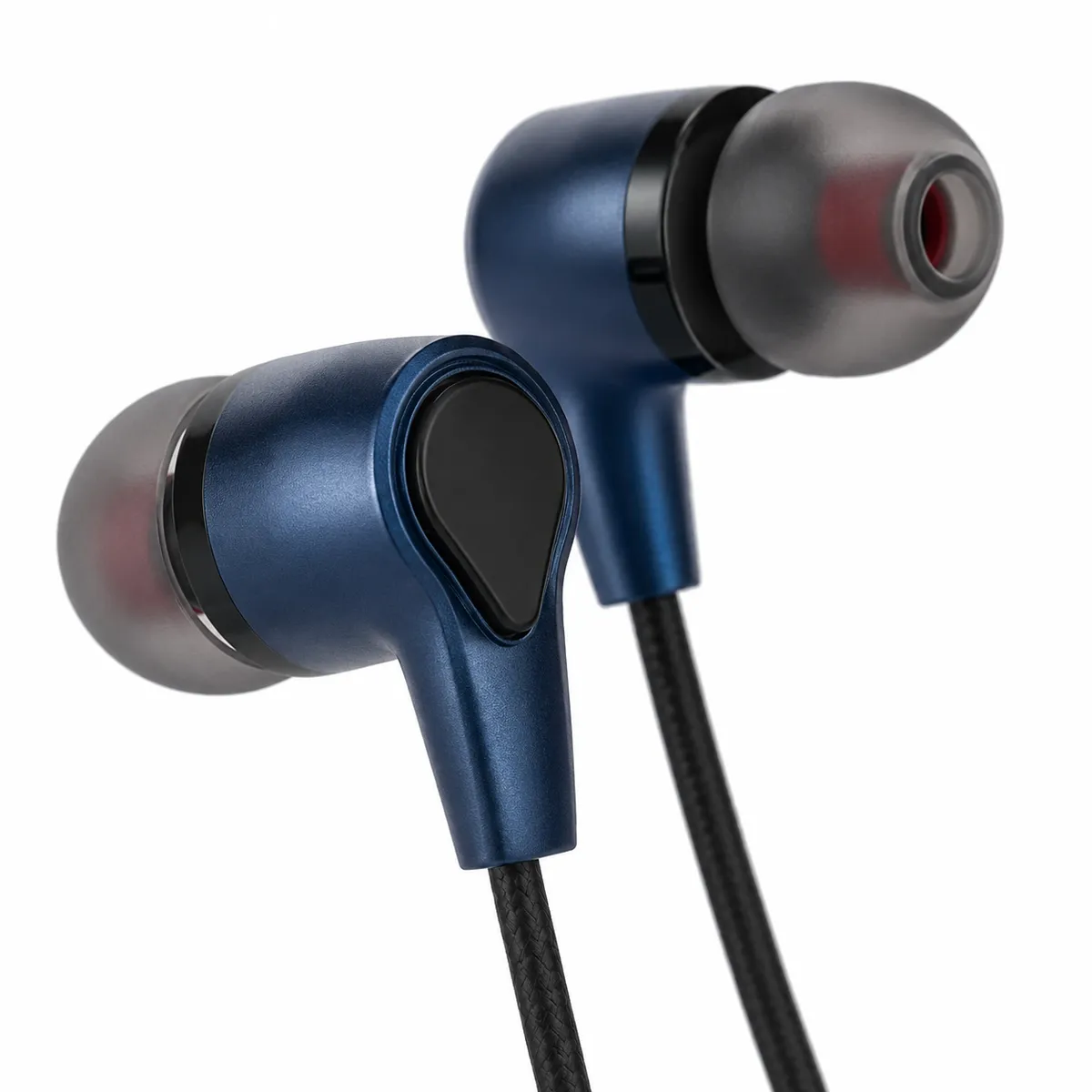 Type-C Wired Earphones With Mic Stereo Sound, Blue & Black | Compatible with iPhone 15, 16, 17, Samsung Galaxy S23, S22, S21, Huawei & All USB-C Phones