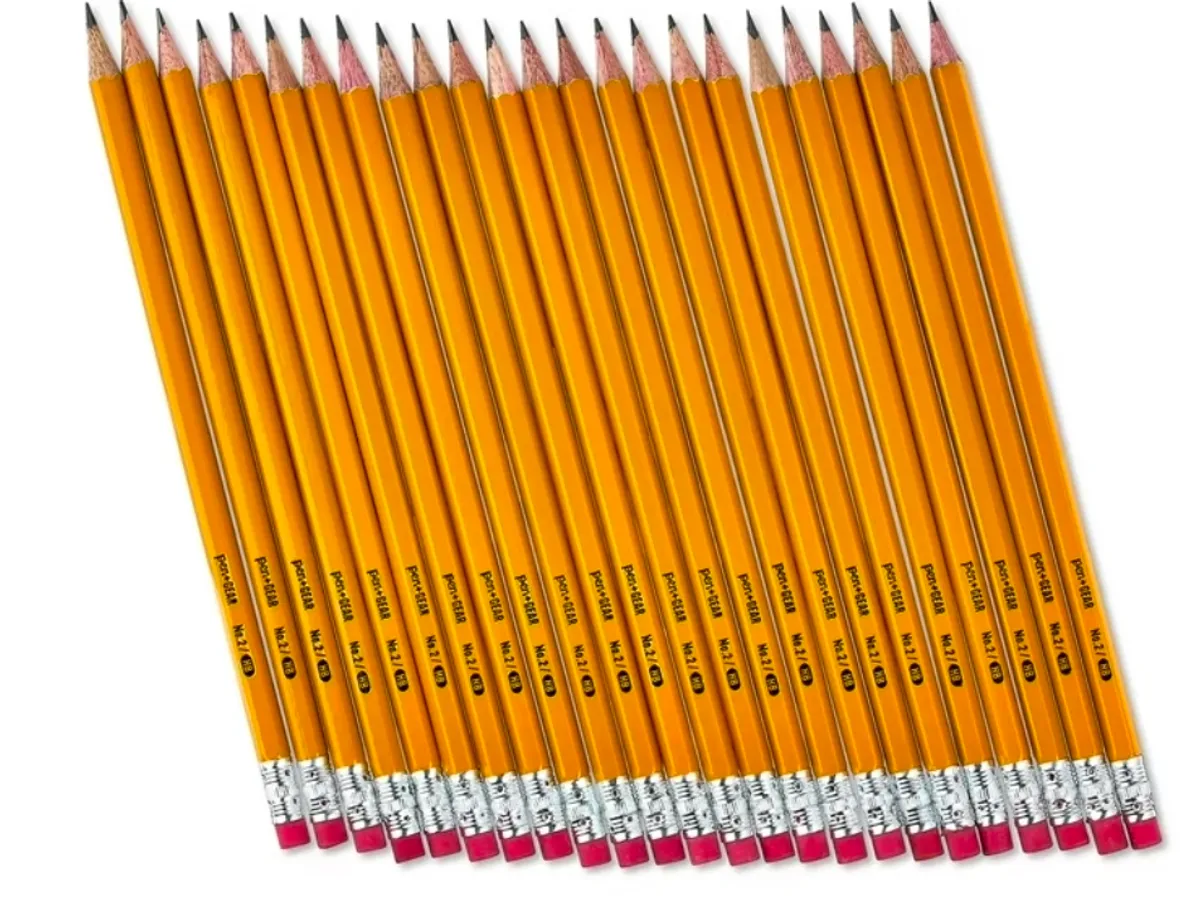 Pen+Gear #2 HB Sharpened Wood Pencils, Yellow, 24 Count