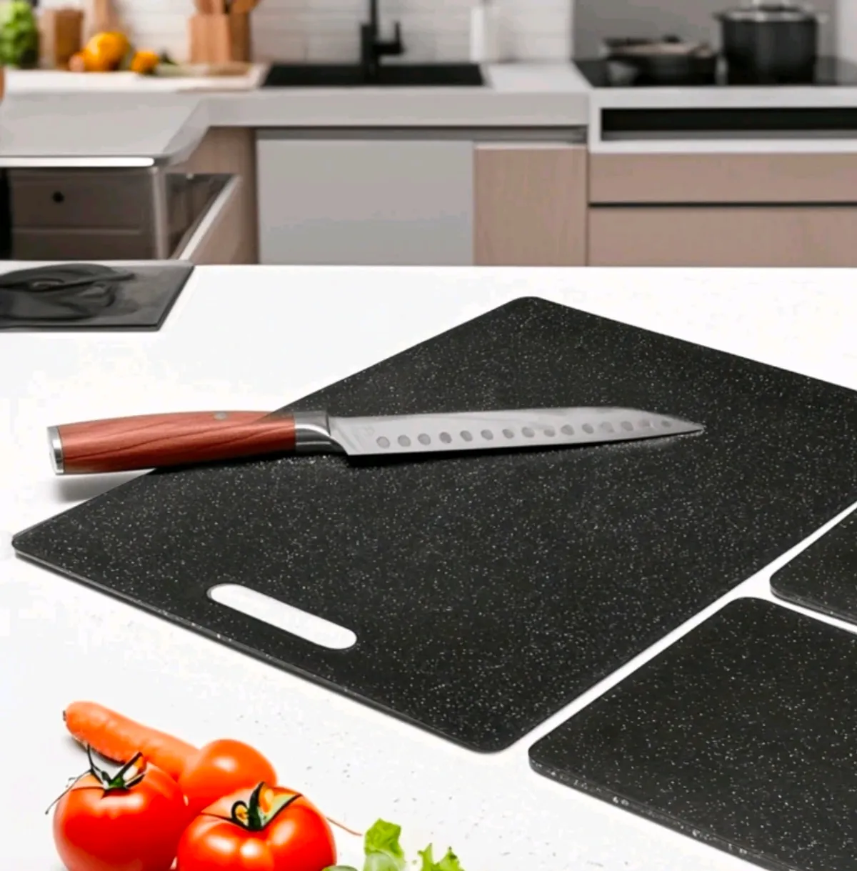 3pcs Marble Pattern Cutting Board Set