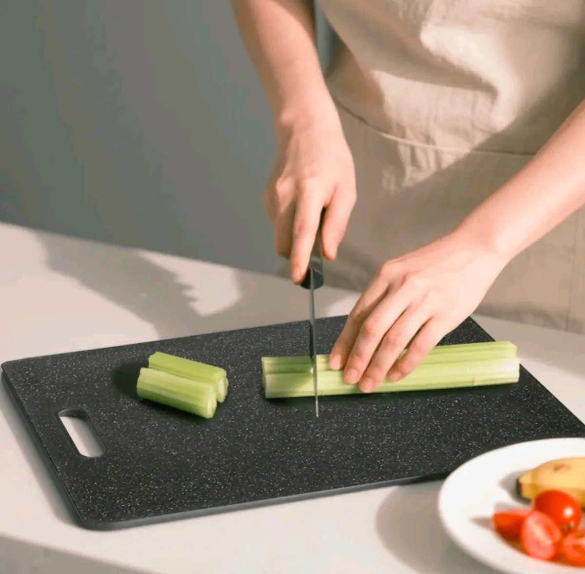 3pcs Marble Pattern Cutting Board Set