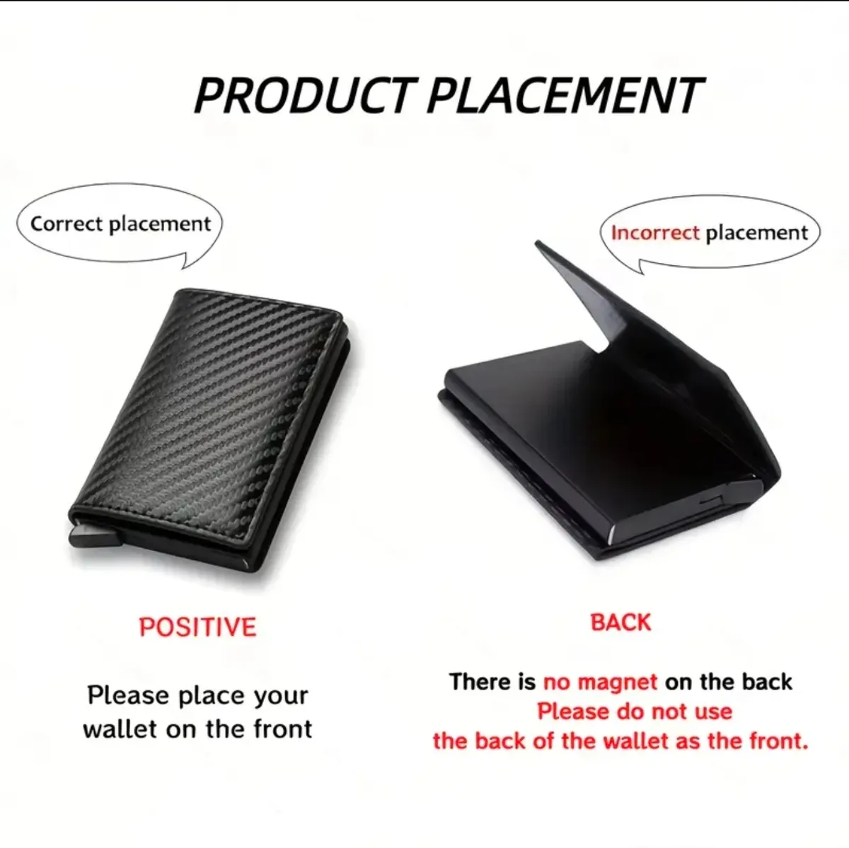 RFID Foldable Carbon Fiber Wallet