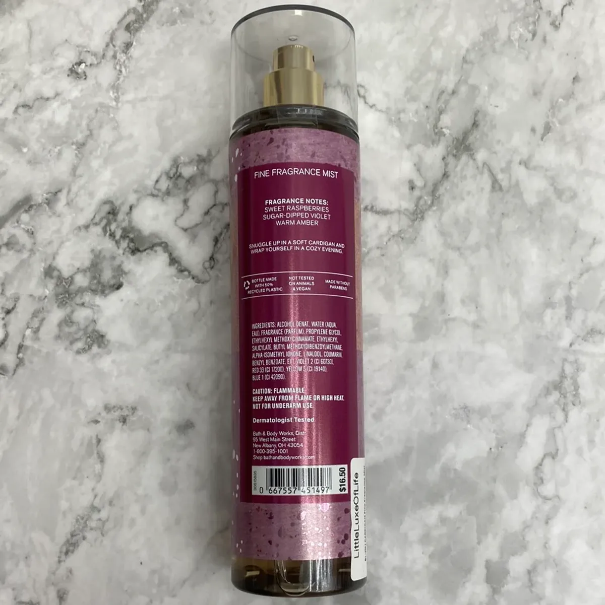 Bath & Body Works Blush Cardigan Body Mist