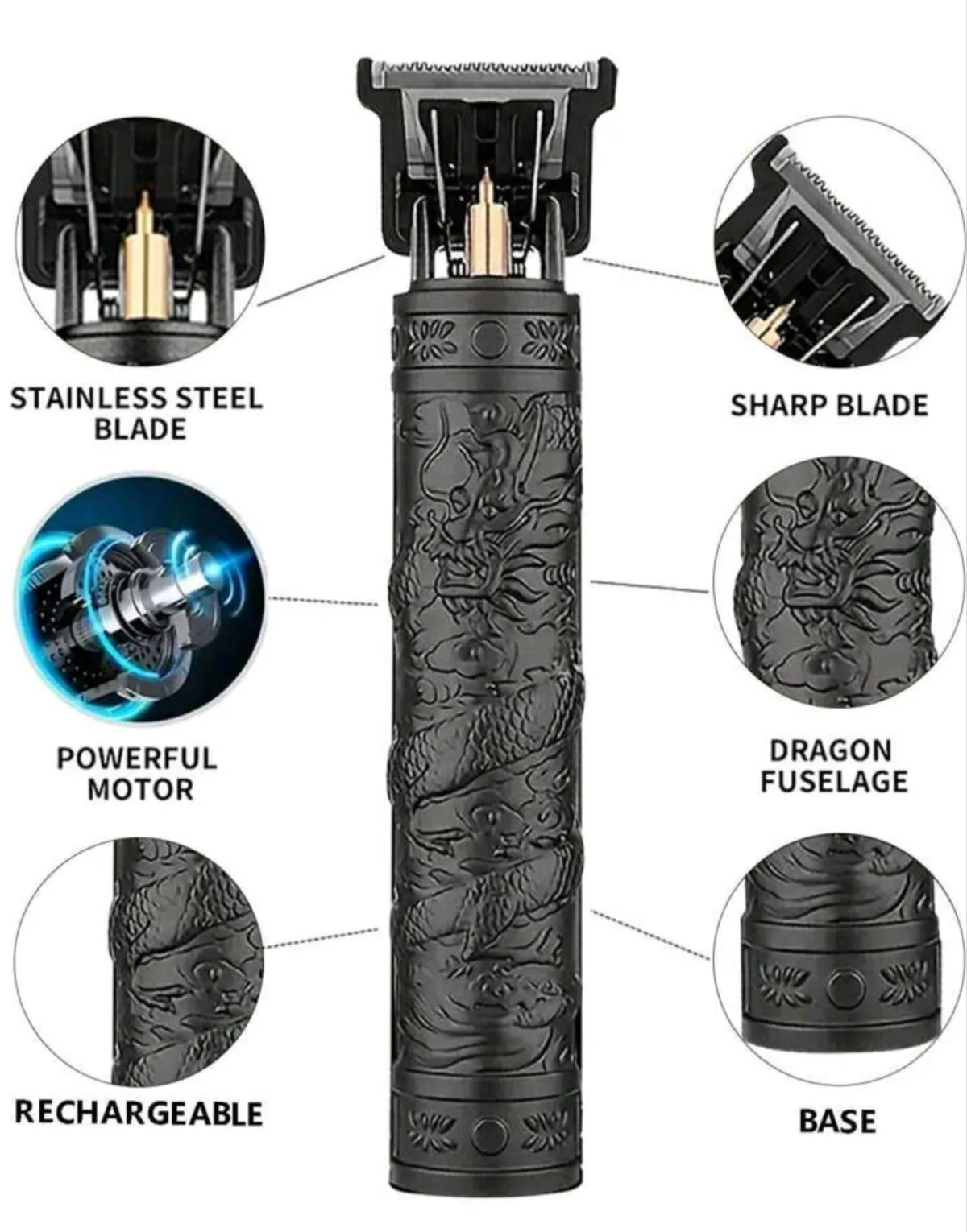 Premium Vintage T9 Hair Trimmer