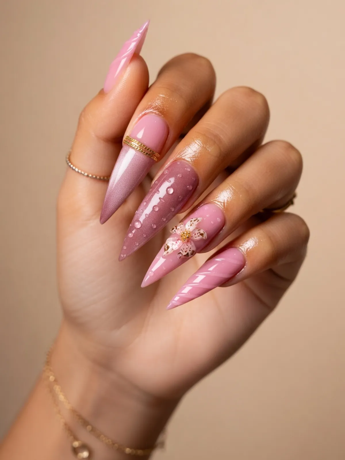 Rosé Dew Bloom 🌸 (medium )