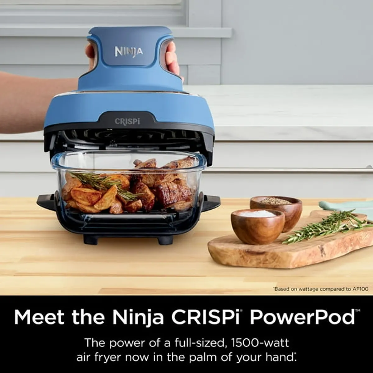 Ninja Crispi 5-in-1 Portable Glass Air Fryer