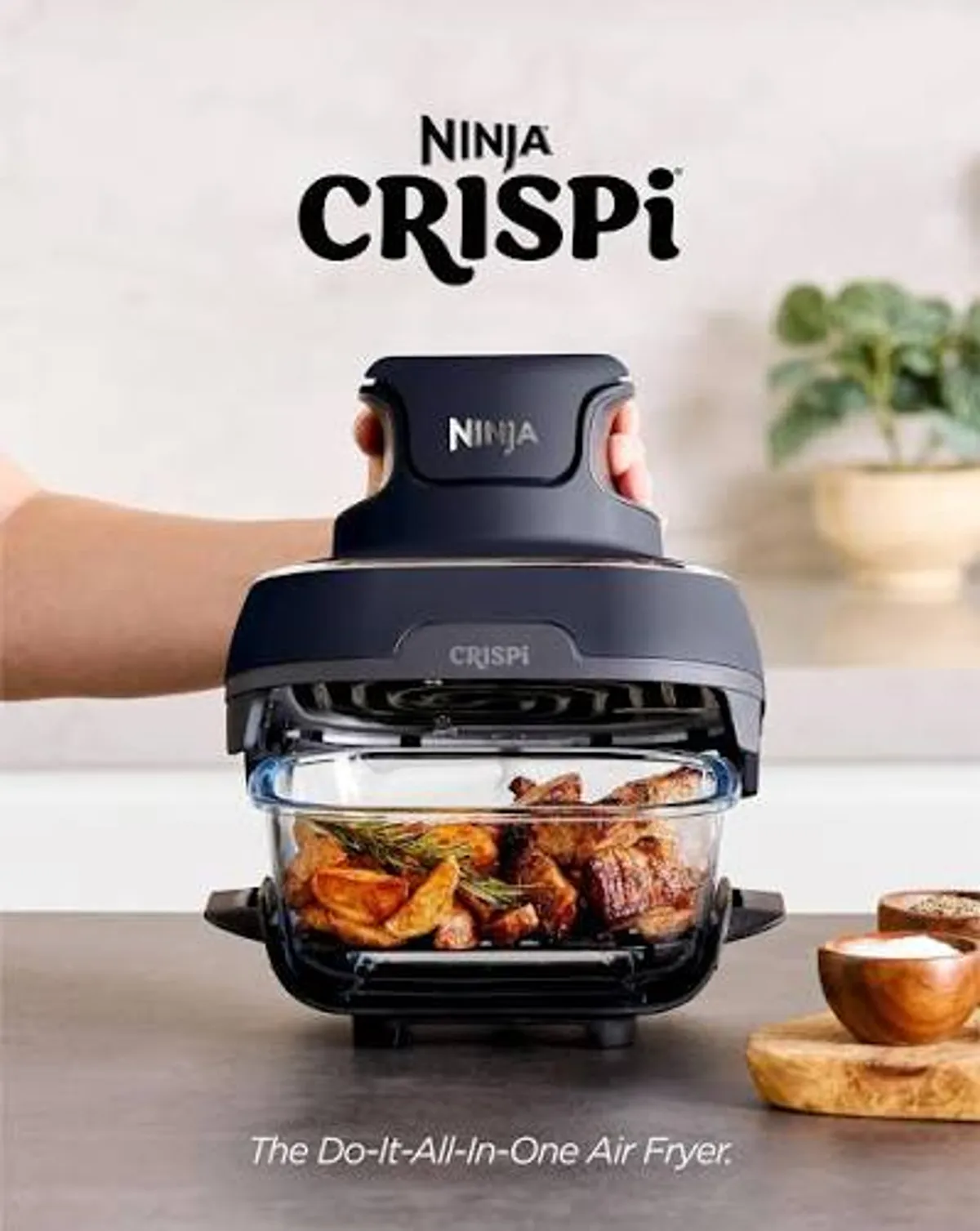 Ninja Crispi 5-in-1 Portable Glass Air Fryer