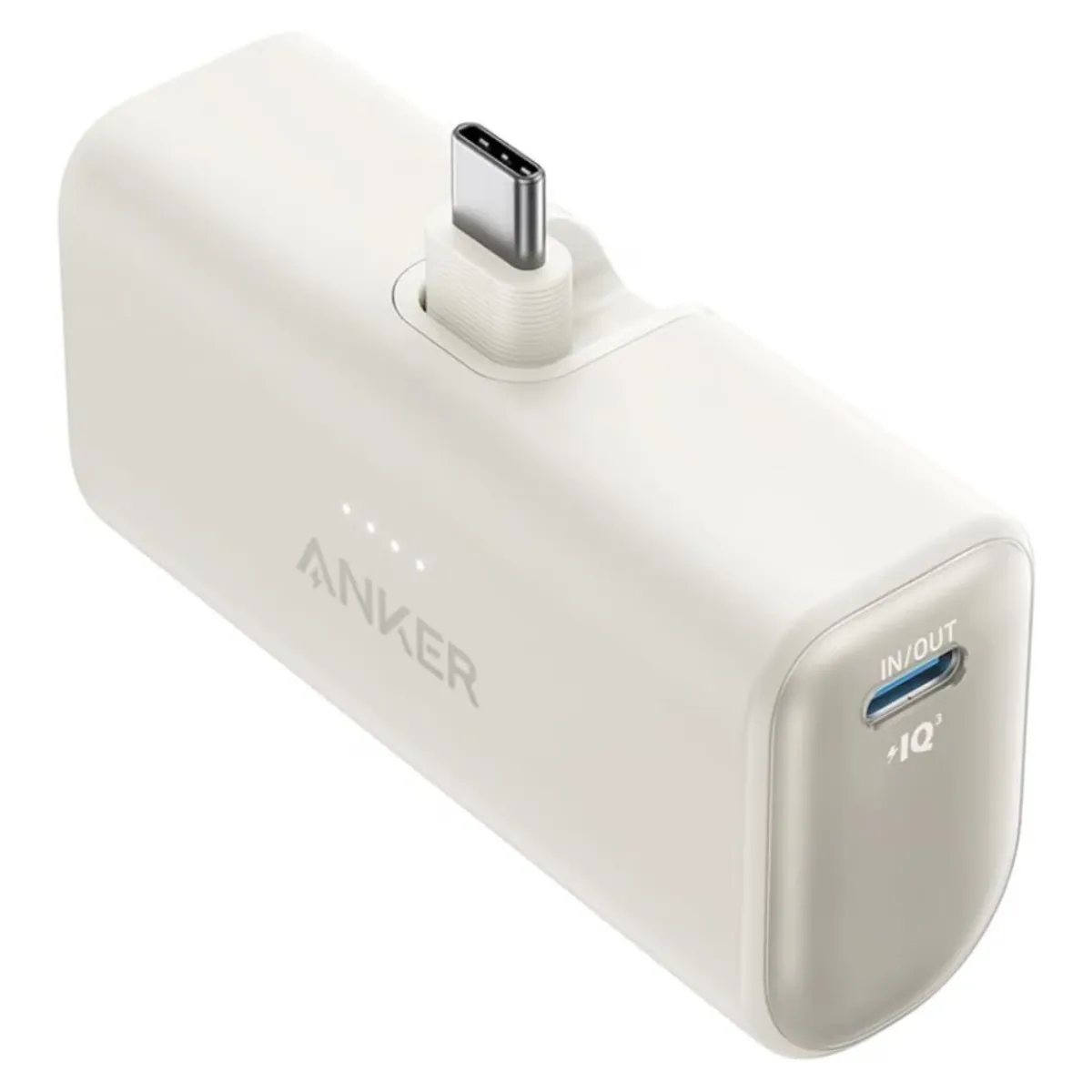Anker Portable Charger, Built-in USB C Connector, 22.5W