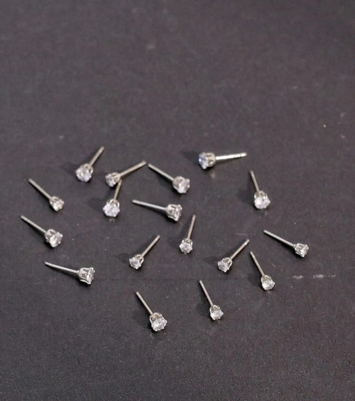 24 PCS Fashion Easy Zirconia Stud Earrings Set Popular Super Flash Earrings Women'S High-End