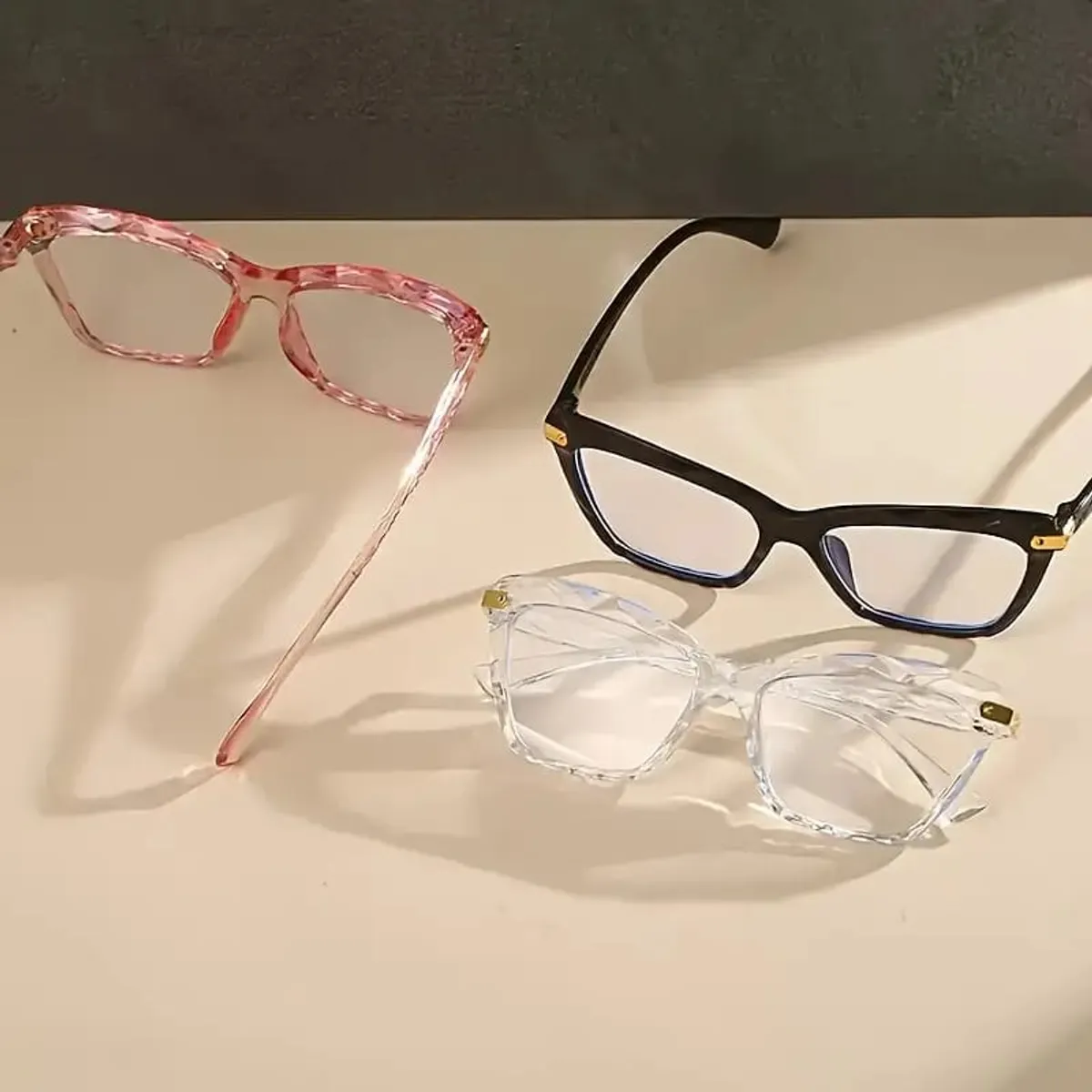 3 Pcs Versatile Fashion Glasses