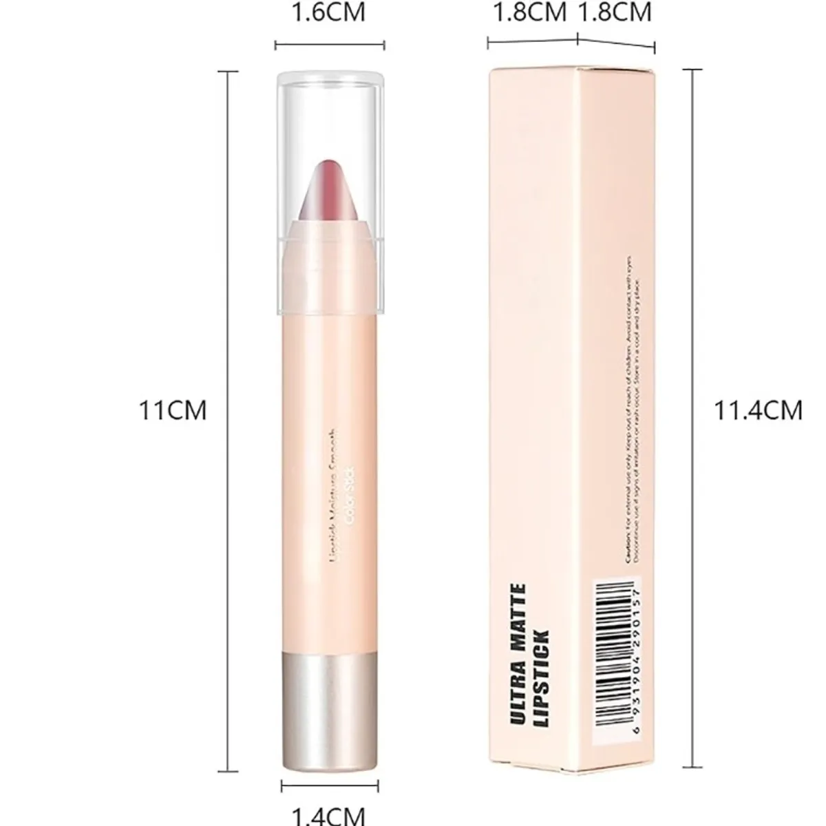 women's, Ultra Matte Velvety Creamy Matte Lip Liner Smooth Finish, Full Coverage High Pigment Waterproof Longlasting Lip Shaped Lipsticks (#04)