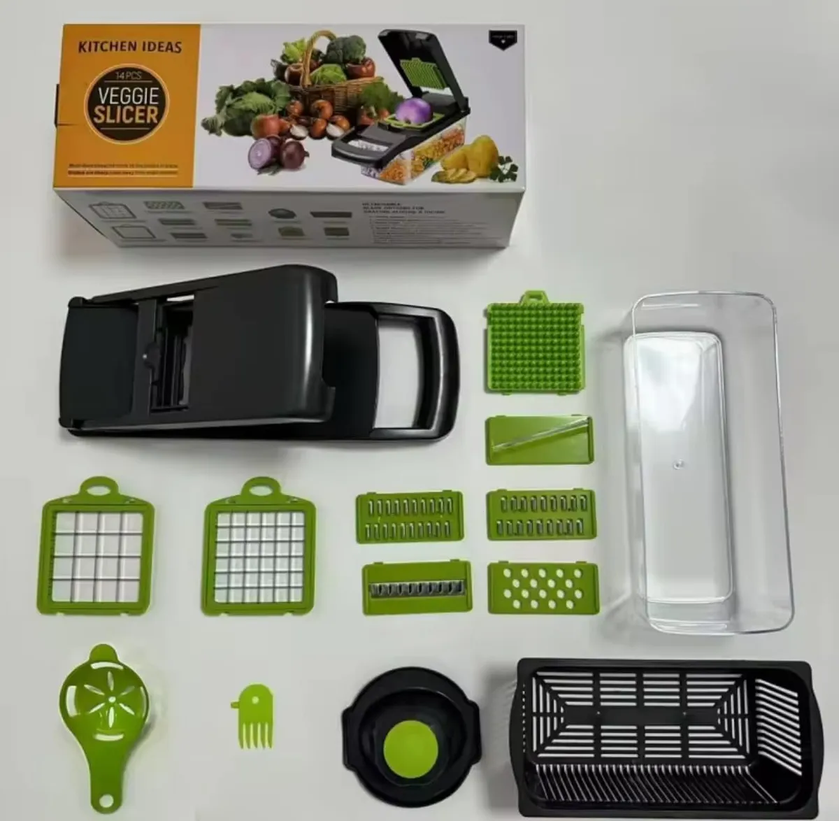 Kitchen Ideas 16 Pcs Veggie Slicer