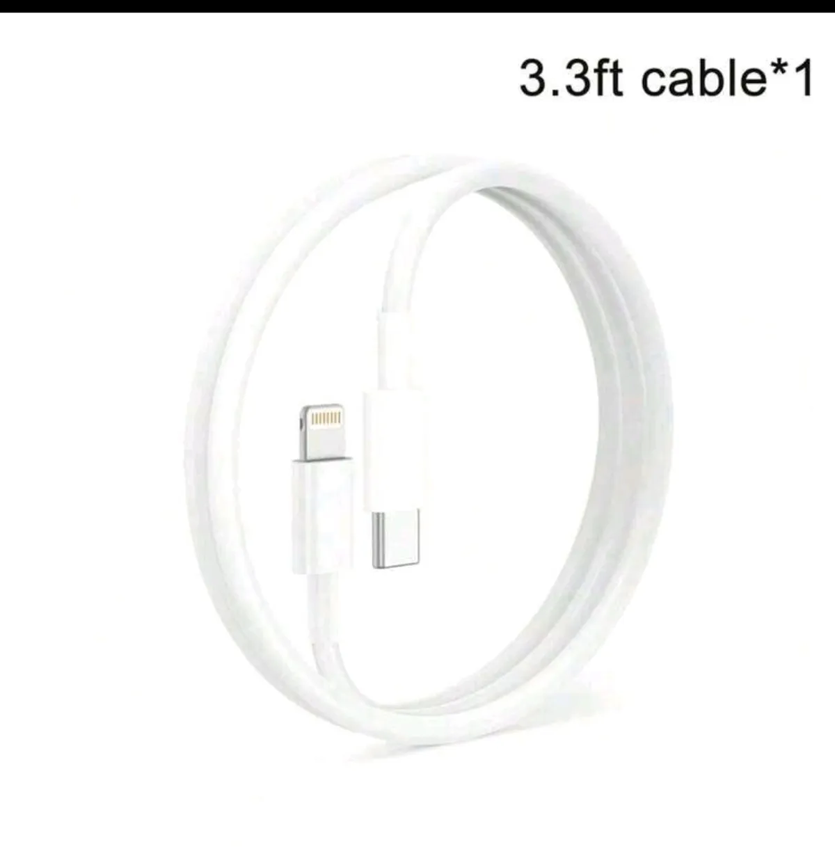 1pc 3.3ft/100cm High-Efficiency Data Transfer Fast Charging Cable